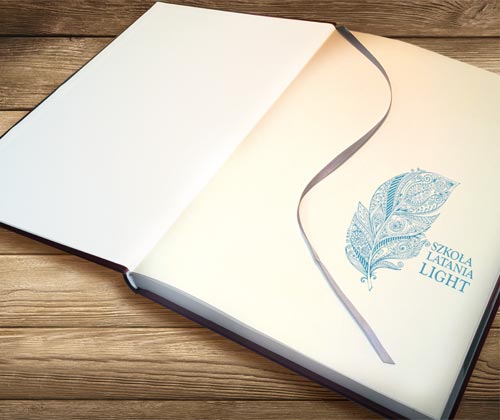 kalendarze książkowe - tampondruk wewnątrz kalendarza